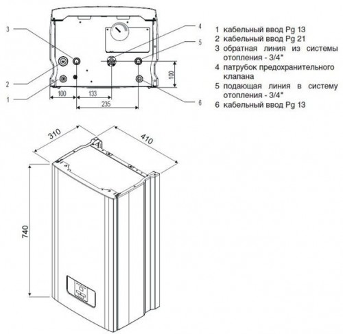 Электрокотел PROTHERM «СКАТ» 6K 